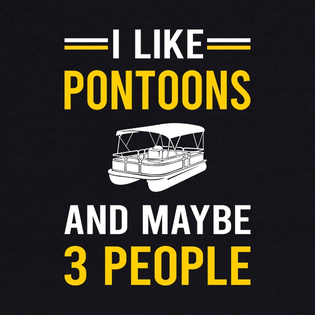 3 People Pontoon Pontooning by Good Day